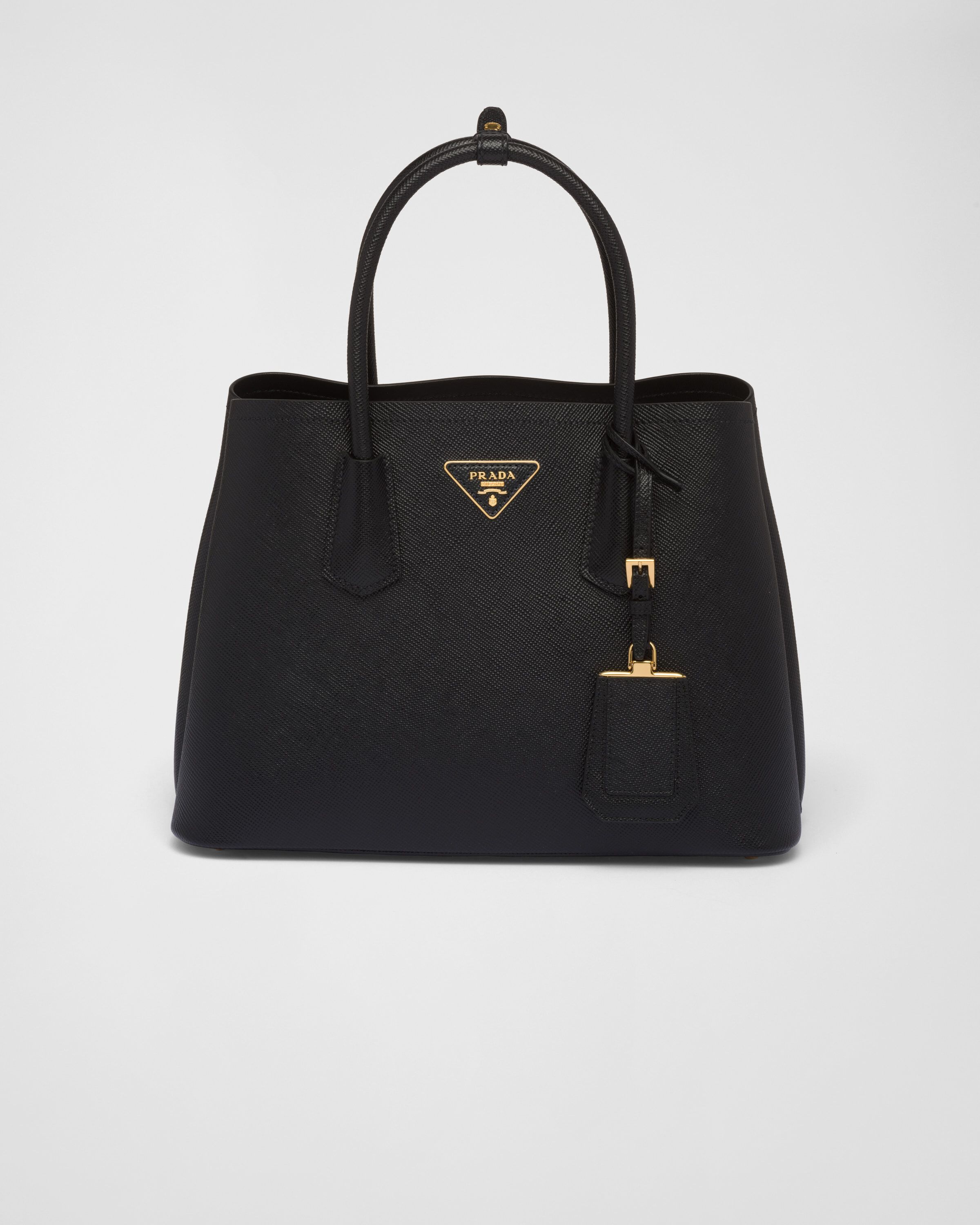 Small Saffiano Leather Double Prada Bag