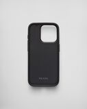 Saffiano leather cover for iPhone 15 Pro, , hi-res