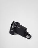 Re-Nylon and Saffiano leather shoulder bag, , hi-res