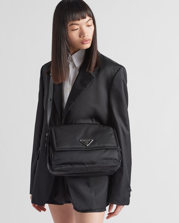 Prada Traveller medium padded Re-Nylon bag, , hi-res