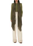 Wide Check Wool Silk Scarf, , hi-res