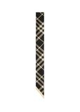 Skinny Check Silk Scarf, , hi-res