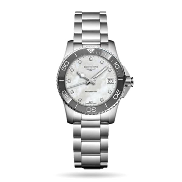 Longines hydroconquest silver store
