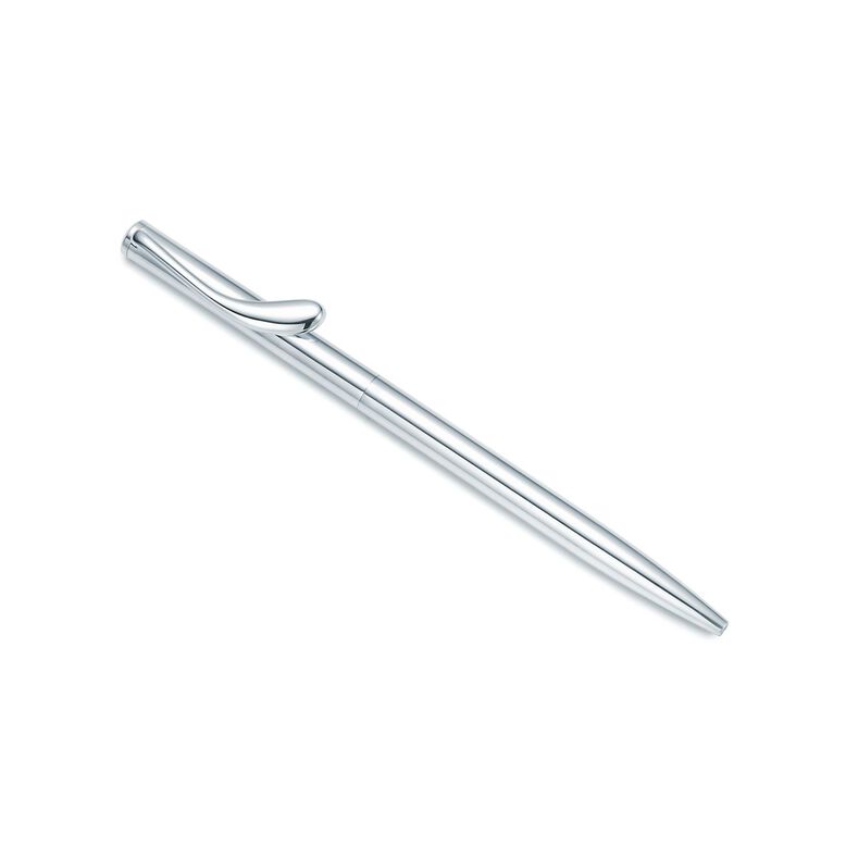 Elsa Peretti&reg; retractable ballpoint pen in sterling silver., , hi-res