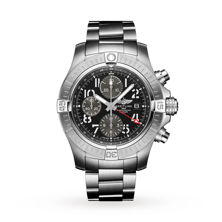 Avenger Chronograph GMT 45 Stainless Steel Watch, , hi-res
