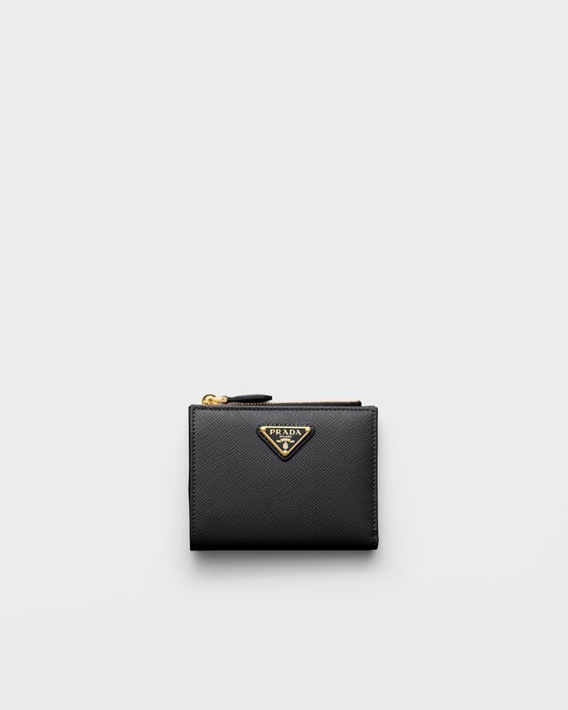 Small Saffiano leather wallet, , hi-res
