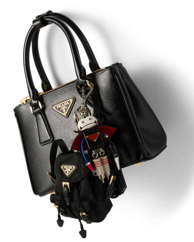 Mini Icon Re-Nylon bag charm, , hi-res