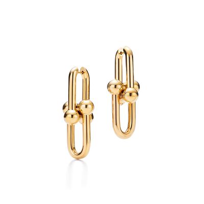 Tiffany HardWear link earrings in 18k gold