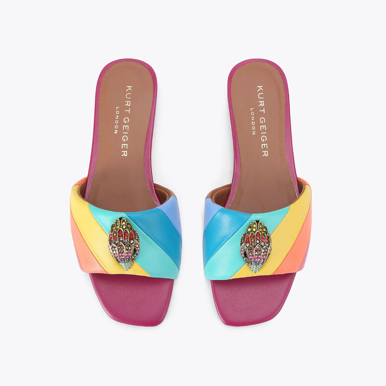 KENSINGTON FLAT SANDAL, , hi-res