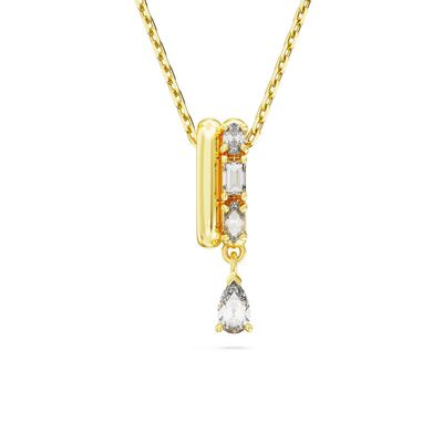 Dextera Lady Necklace White Crystal - Gold