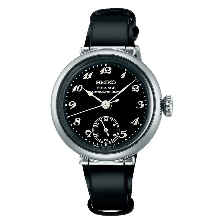 Presage Craftsmanship Series Limited Edition Black Enamel Dial Strap 35mm Watch Porter Classic Collaboration, , hi-res