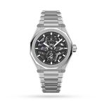 Defy Skyline Skeleton Steel 41mm Black