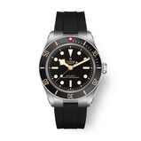 Black Bay 58 39mm Steel Case Rubber Strap Watch Black, , hi-res