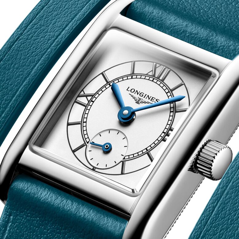 Mini Dolcevita 21.5mm X 29mm Ladies Watch Green Strap, , hi-res