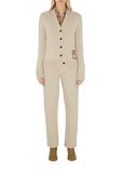 Check Label Wool Cardigan, , hi-res