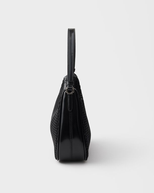Prada Re-Edition 2005 mesh and brushed leather bag, , hi-res