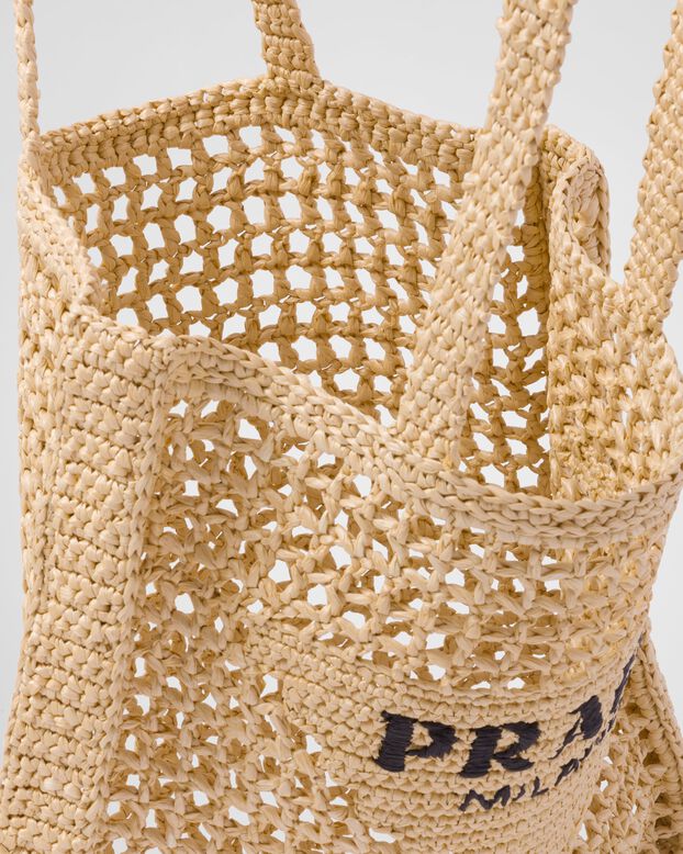 Crochet tote bag, , hi-res