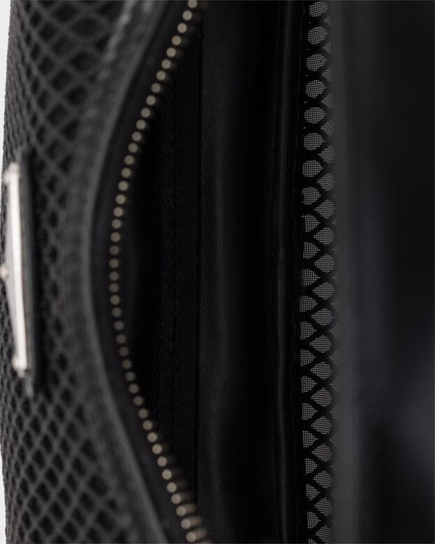 Prada Re-Edition 2005 mesh and brushed leather bag, , hi-res