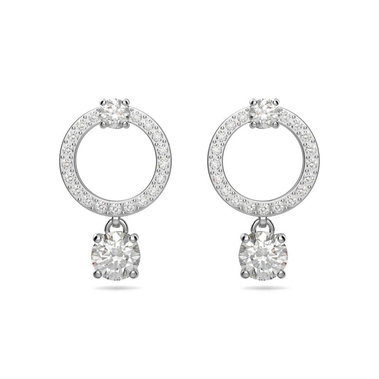 Attract Lady Earrings Rhd Crystal, , hi-res