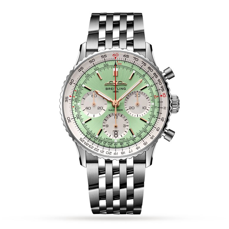 Navitimer B01 Chronograph 41 Stainless Steel, , hi-res