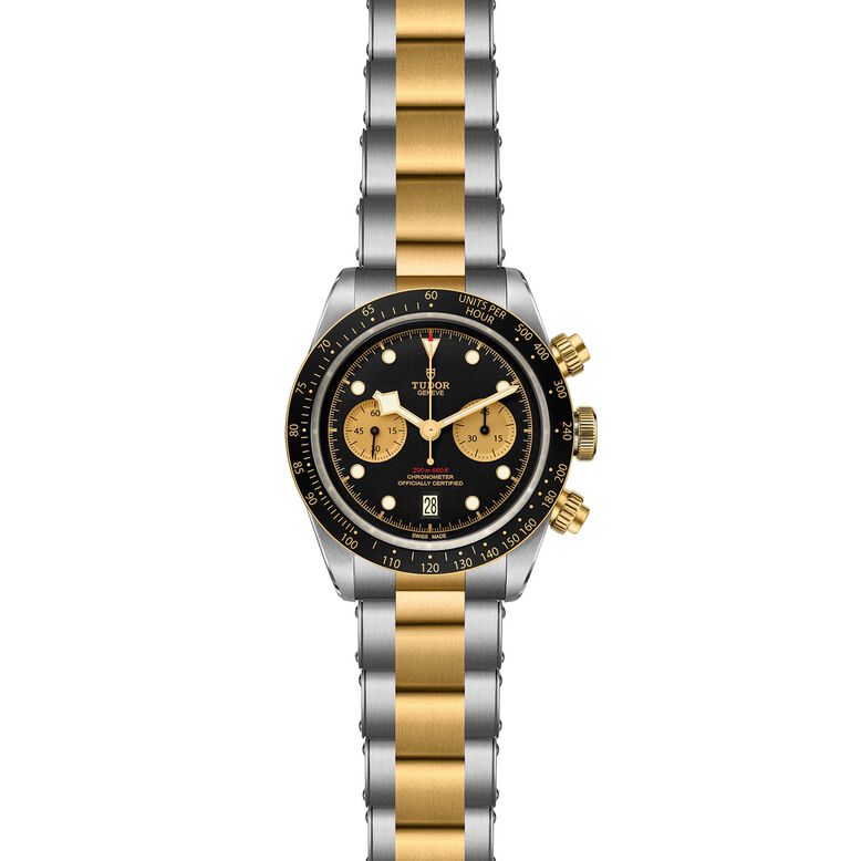 Black Bay Chrono S&amp;G 41mm Steel Case Steel And Yellow Gold Bracelet, , hi-res
