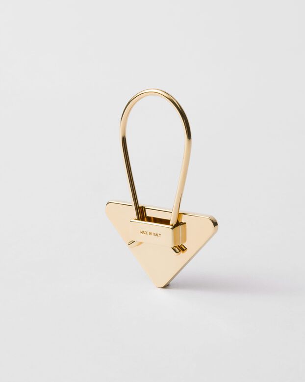 Enameled metal keychain, , hi-res