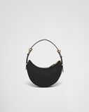 Prada Arqu&eacute; Re-Nylon and brushed leather mini shoulder bag, , hi-res