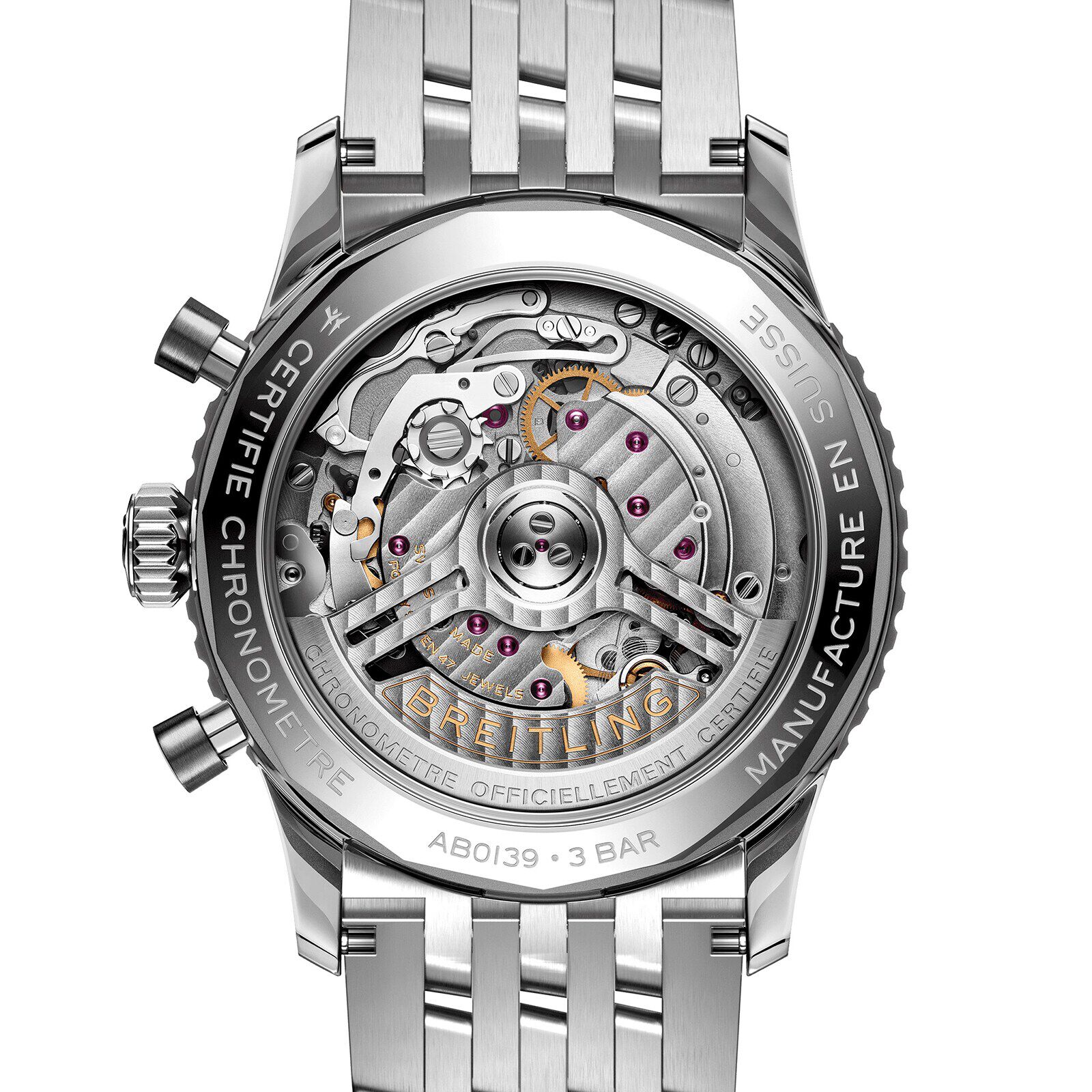 Breitling Navitimer Chronograph 41mm Mens Watch White Fine Watches Heathrow Reserve Collect