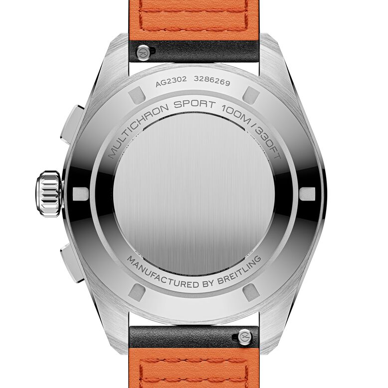 Multichron Sport Chronograph Automatic 41mm Unisex Watch Blue Dial Leather, , hi-res