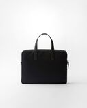 Re-Nylon and Saffiano leather briefcase, , hi-res