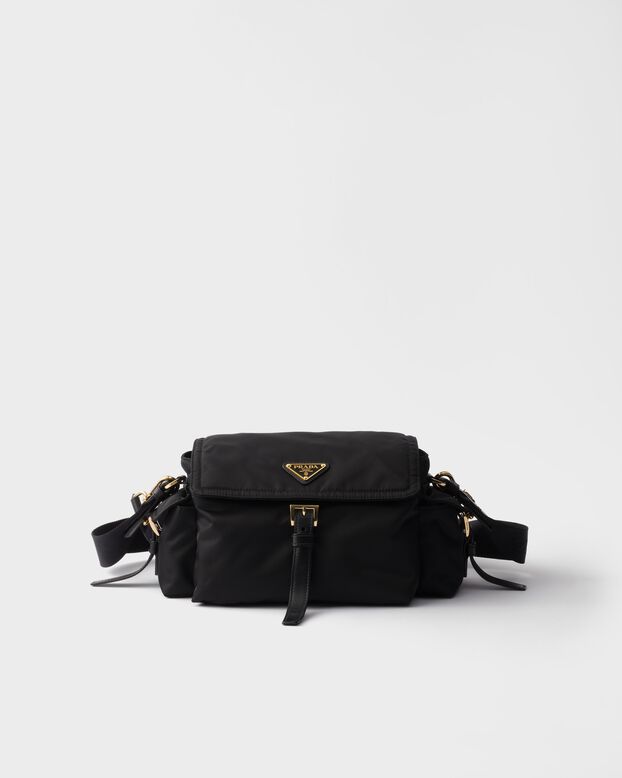 Prada Explore medium Re-Nylon shoulder bag with flap, , hi-res