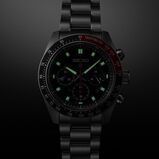 Speedtimer &lsquo;Go Large&rsquo; Solar Chronograph 41.5mm Mens Watch Black, , hi-res
