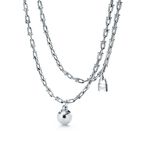 Tiffany City HardWear wrap necklace in sterling silver - Size 36 in, , hi-res