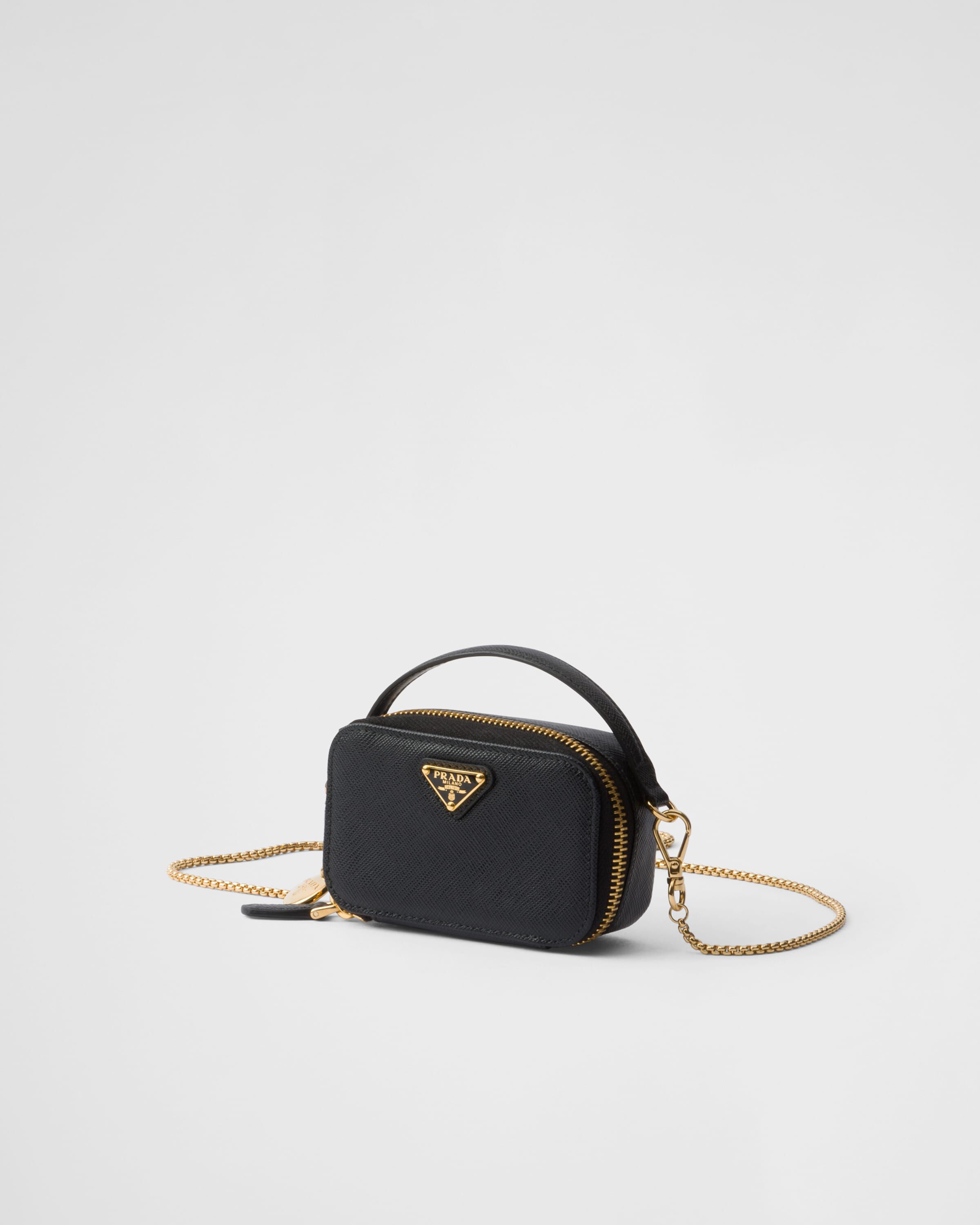 Saffiano leather mini pouch