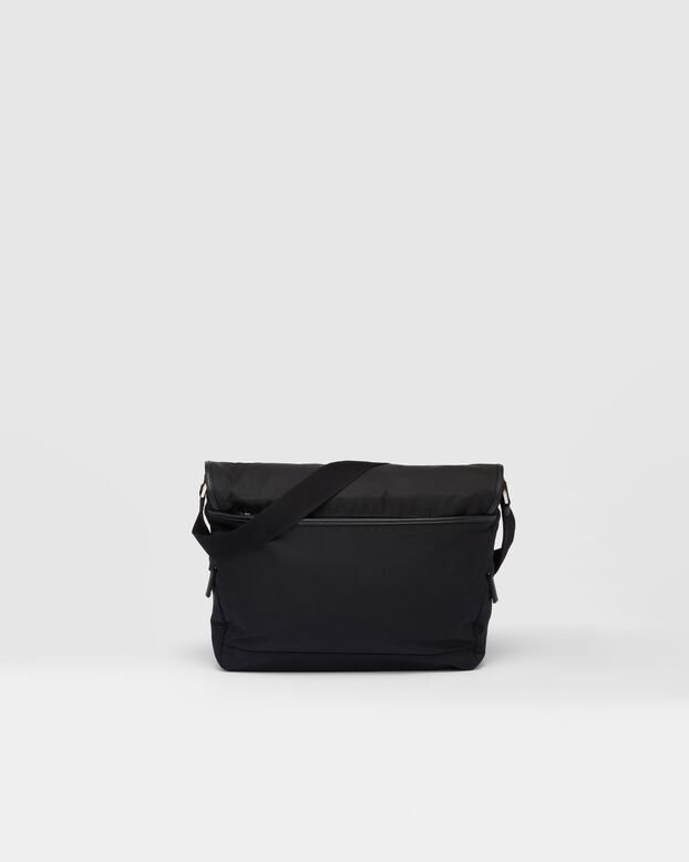 Re-Nylon and Saffiano leather shoulder bag, , hi-res