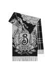 Wide Reversible Stormy Knight Scarf
