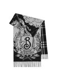 Wide Reversible Stormy Knight Scarf, , hi-res