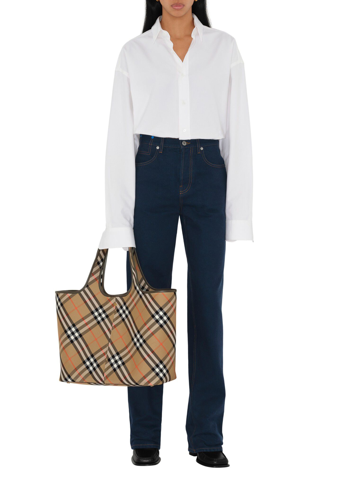 Burberry Medium Check Tote Women | Heathrow Reserve & Collect