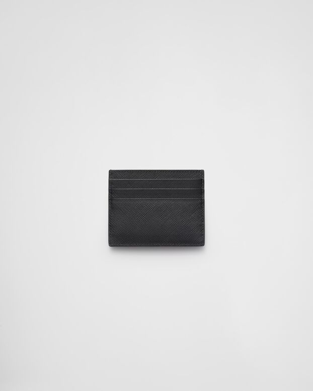Saffiano Leather card holder, , hi-res