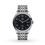 1926 41mm Mens Watch Steel Case Black Dial