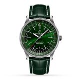 Navitimer 41 Automatic Leather Strap Watch, , hi-res
