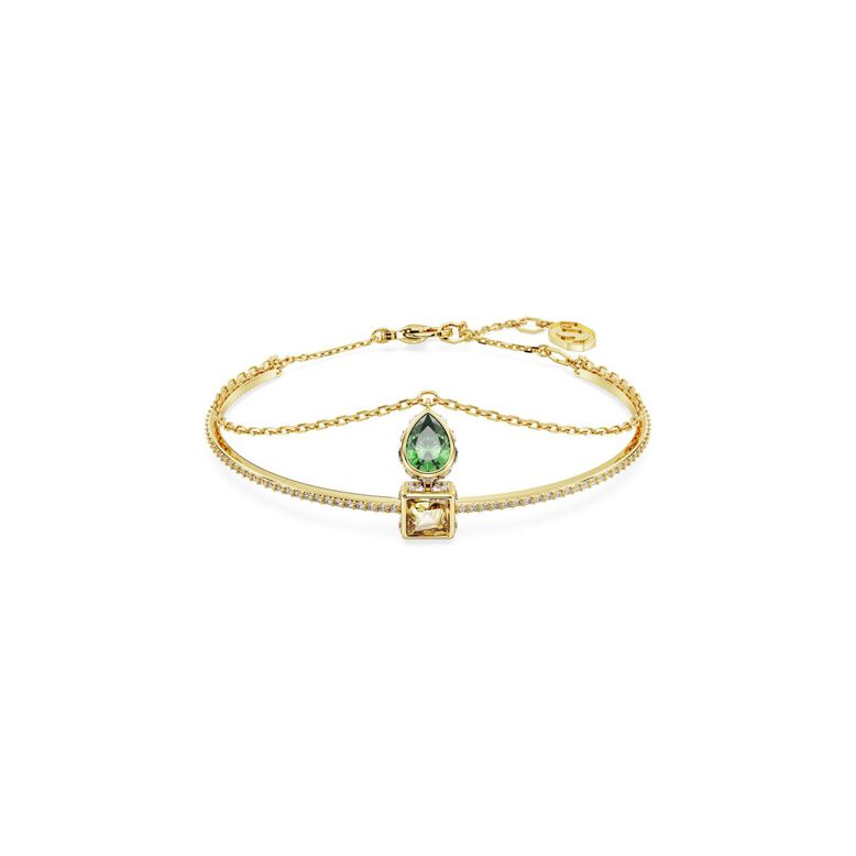 Stilla Lady Bracelet M White Crystal - Gold, , hi-res