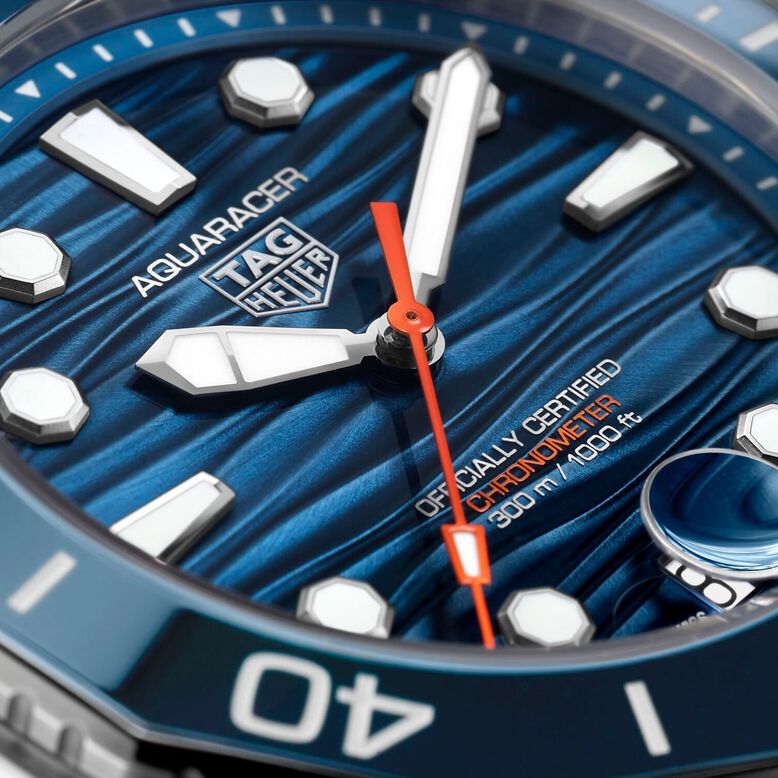Aquaracer Professional 300 Date 42mm Mens Watch Blue, , hi-res
