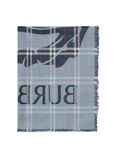 Wide EKD Check Wool Silk Scarf, , hi-res