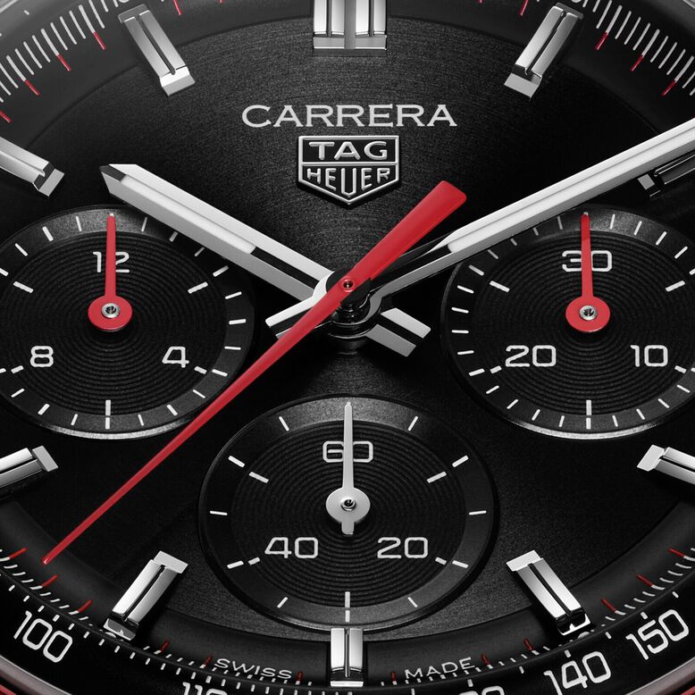 Carrera Chronograph 41mm Mens Watch Black, , hi-res