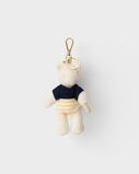 Teddy bear key ring charm with metal ring, , hi-res