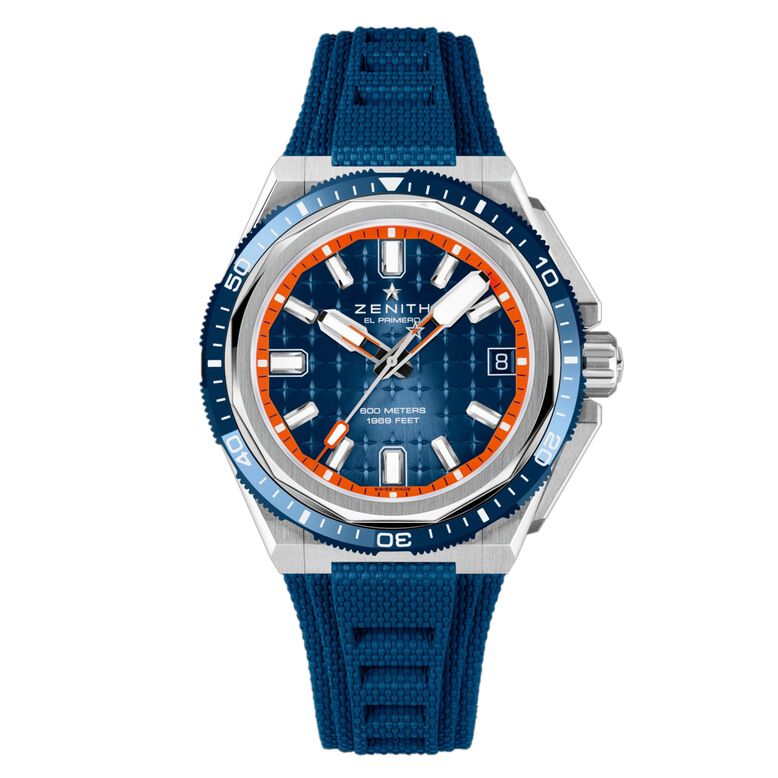 Defy Extreme Diver 42.5mm Mens Watch Blue Interchangeable Strap, , hi-res