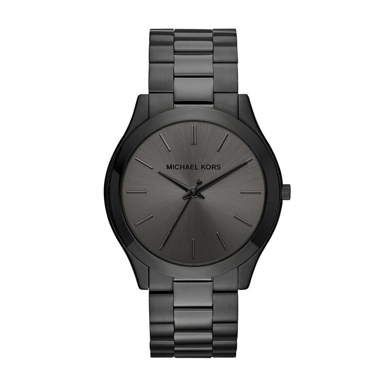 Slim Runway Black Dial Men&#39;s Watch, , hi-res