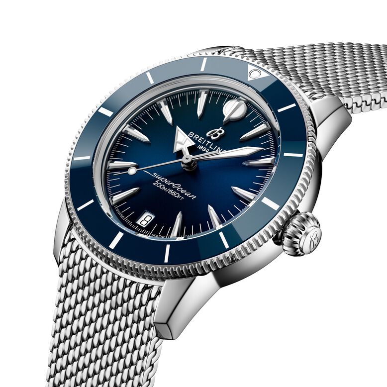 Superocean Heritage Automatic 36mm Unisex Watch Blue, , hi-res