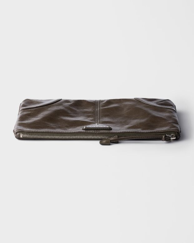 Leather pouch, , hi-res